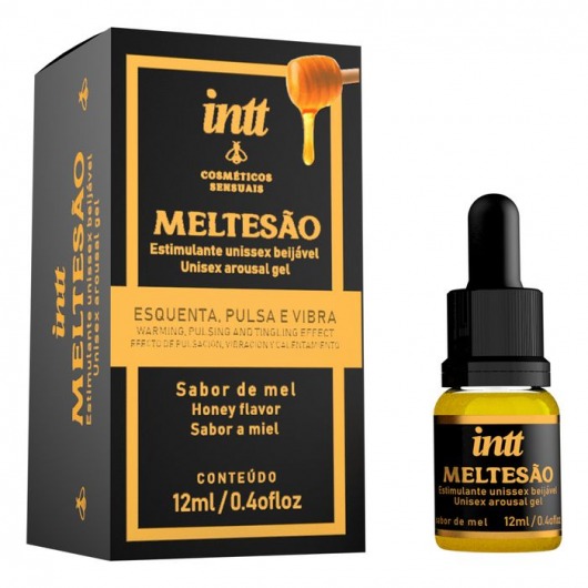 Возбуждающий унисекс гель Meltesao - 12 мл. - INTT - купить с доставкой в Находке