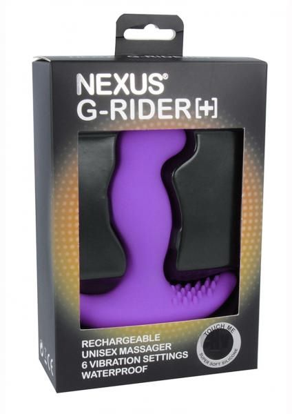 Фиолетовый вибромассажер простаты Nexus G-Rider+ - 12,6 см. - Nexus Range - в Находке купить с доставкой