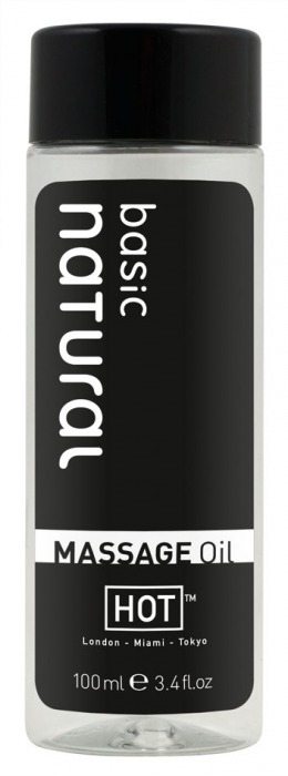 Массажное масло для тела Natural Basic - 100 мл. - HOT - купить с доставкой в Находке