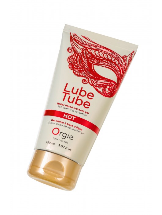 Интимный гель на водной основе Lube Tube Hot с разогревающим эффектом - 150 мл. - ORGIE - купить с доставкой в Находке