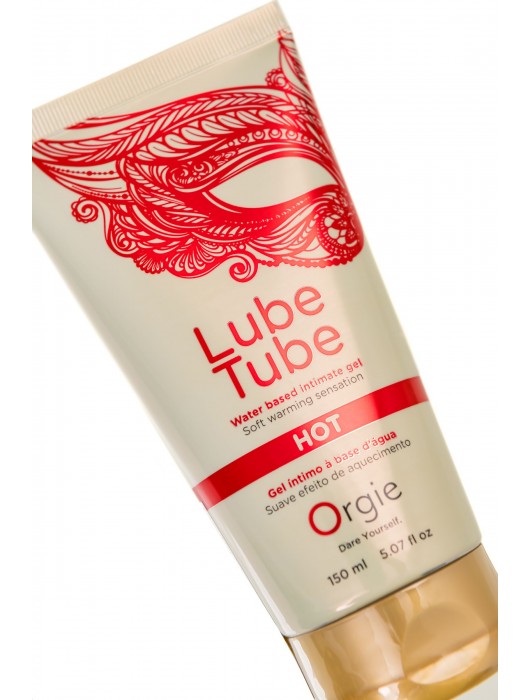 Интимный гель на водной основе Lube Tube Hot с разогревающим эффектом - 150 мл. - ORGIE - купить с доставкой в Находке