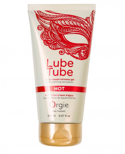 Интимный гель на водной основе Lube Tube Hot с разогревающим эффектом - 150 мл. - ORGIE - купить с доставкой в Находке