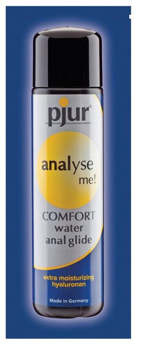 Анальный лубрикант pjur ANALYSE ME Comfort Water Anal Glide - 2 мл. - Pjur - купить с доставкой в Находке