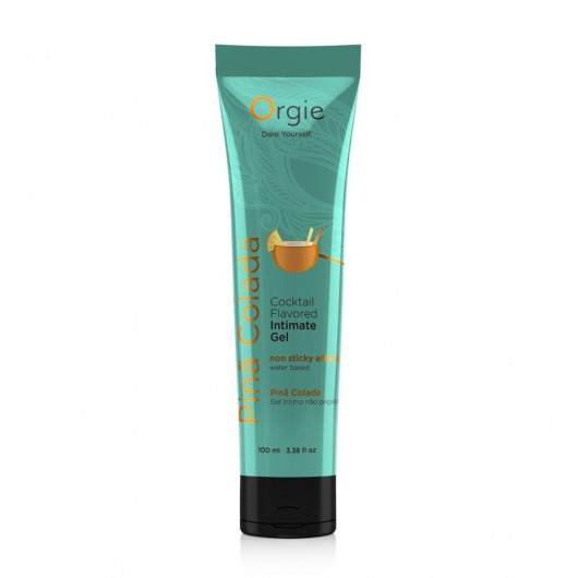Съедобный интимный гель Orgie Lube Tube Cocktail Pina Colada - 100 мл. - ORGIE - купить с доставкой в Находке