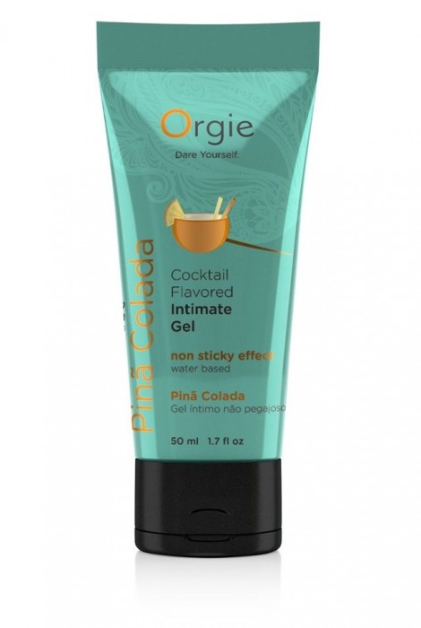 Съедобный интимный гель Orgie Lube Tube Cocktail Pina Colada - 50 мл. - ORGIE - купить с доставкой в Находке