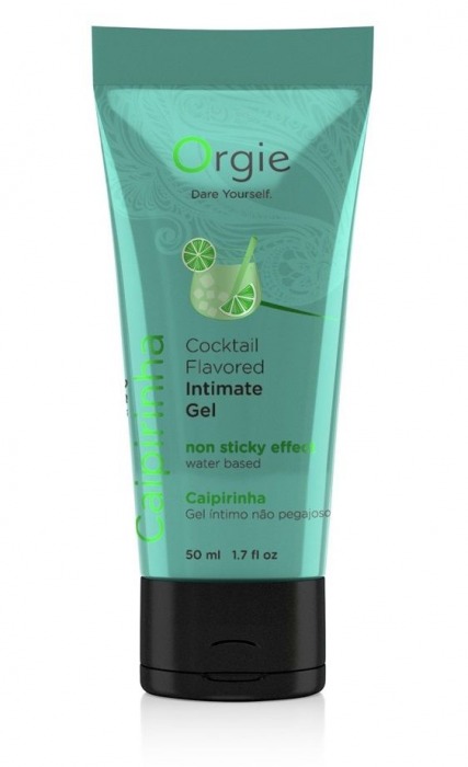 Съедобный интимный гель Orgie Lube Tube Cocktail Caipirinha - 50 мл. - ORGIE - купить с доставкой в Находке