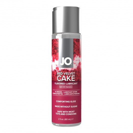 Лубрикант на водной основе JO H2O Red Velvet Cake Flavored Lubricant - 60 мл. - System JO - купить с доставкой в Находке