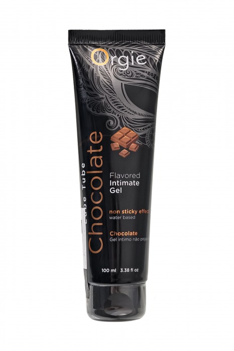Интимный гель на водной основе Lube Tube Chocolate с шоколадным вкусом - 100 мл. - ORGIE - купить с доставкой в Находке