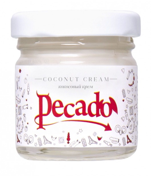 Массажная свеча Сoconut Cream - 35 мл. - Pecado - купить с доставкой в Находке