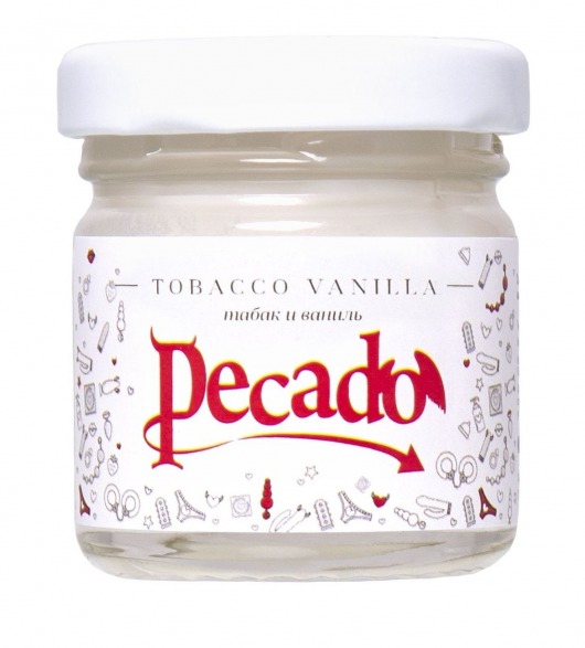 Массажная свеча Tobacco Vanilla - 35 мл. - Pecado - купить с доставкой в Находке