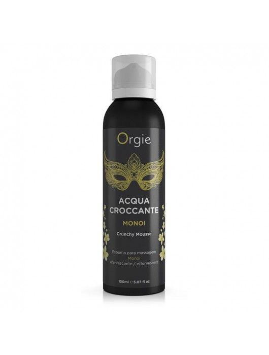 Хрустящая пенка для массажа Orgie Acqua Croccante Monoi с ароматом моной - 150 мл. - ORGIE - купить с доставкой в Находке