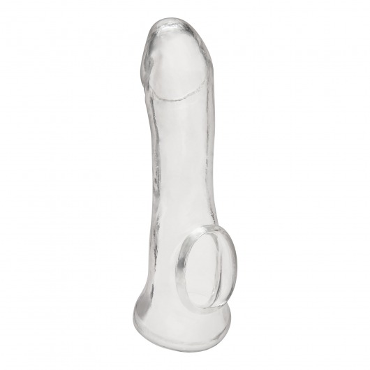 Прозрачная насадка на пенис Transparent Penis Enhancing Sleeve Extension - 15,9 см. - BlueLine - в Находке купить с доставкой