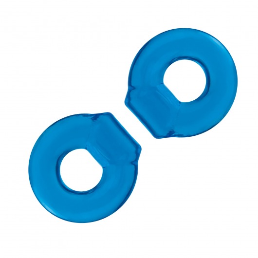Комплект из двух колец для пениса 2-Pack Ultra-Stretch Stamina Endurance Ring - BlueLine - в Находке купить с доставкой