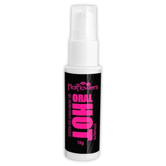 Гель для оральных ласк Oral Hot с согревающим эффектом - 15 гр. - HotFlowers - купить с доставкой в Находке