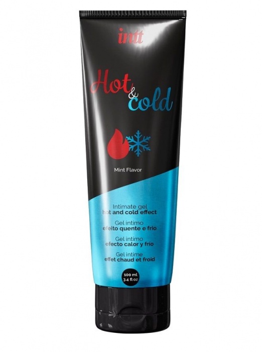 Смазка на водной основе Hot   Cold Intimate Gel - 100 мл. - INTT - купить с доставкой в Находке