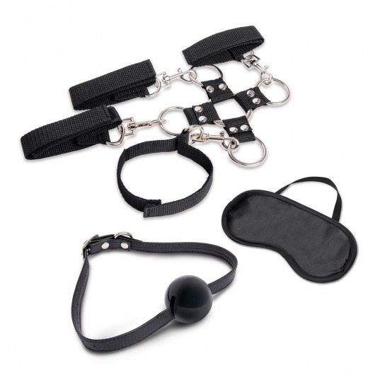 Набор для фиксации из 7 предметов Hogtie   Ball Gag Kit - Lux Fetish - купить с доставкой в Находке