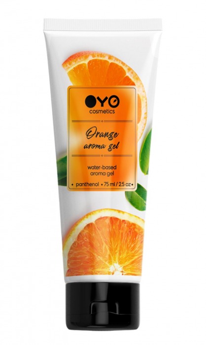 Лубрикант на водной основе OYO Aroma Gel Orange с ароматом апельсина - 75 мл. - OYO - купить с доставкой в Находке
