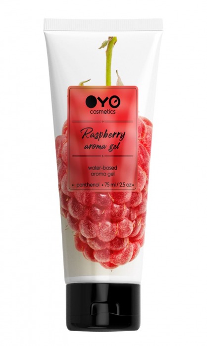 Лубрикант на водной основе OYO Aroma Gel Raspberry с ароматом малины - 75 мл. - OYO - купить с доставкой в Находке