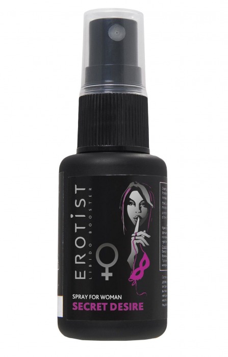 Возбуждающий спрей для женщин Erotist Secret Desire - 30 мл. - Erotist Libido Booster - купить с доставкой в Находке