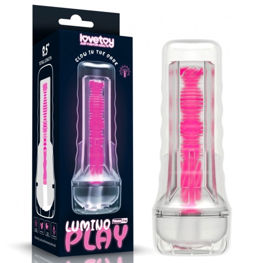 Светящийся в темноте мастурбатор 8.5 Lumino Play Masturbator - Lovetoy - в Находке купить с доставкой