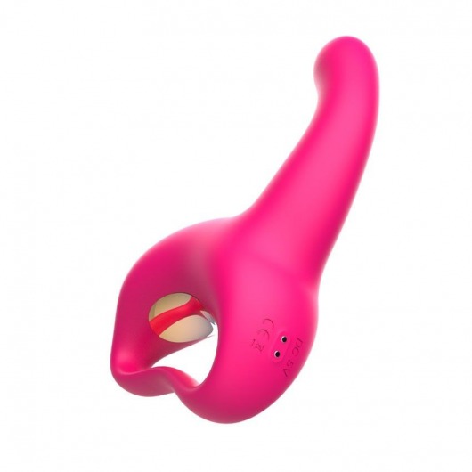 Розовый вибратор для G-стимуляции - I-MOON