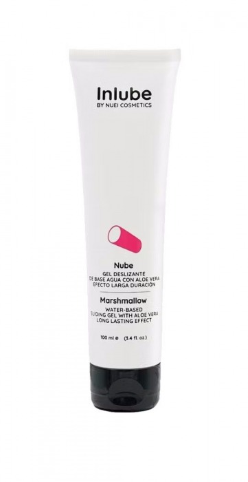 Лубрикант на водной основе Nuei Inlube с алоэ вера и ароматом маршмеллоу -100 мл. - Nuei cosmetics - купить с доставкой в Находке
