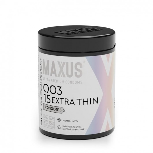 Экстремально тонкие презервативы MAXUS 003 Extra Thin - 15 шт. - Maxus - купить с доставкой в Находке
