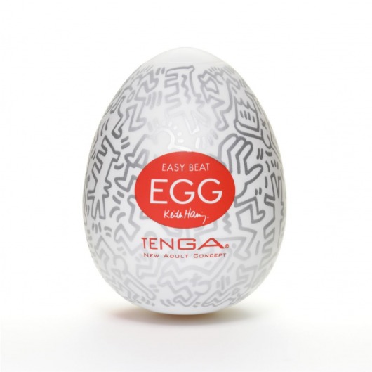 Мастурбатор-яйцо Keith Haring EGG PARTY - Tenga - в Находке купить с доставкой