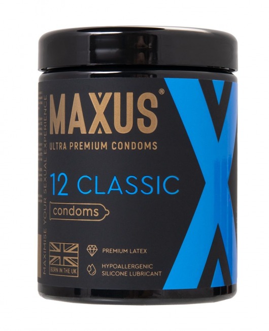 Классические презервативы MAXUS Classic - 12 шт. - Maxus - купить с доставкой в Находке