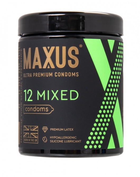 Презервативы MAXUS Mixed - 12 шт. - Maxus - купить с доставкой в Находке