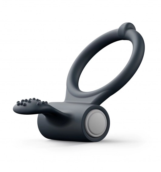 Черное эрекционное кольцо Power Clit - Dorcel - в Находке купить с доставкой