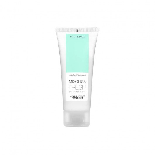 Лубрикант с охлаждающим эффектом Mixgliss Fresh Pepper Mint - 70 мл. - Strap-on-me - купить с доставкой в Находке