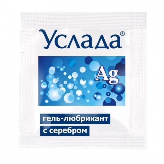 Гель-лубрикант «Услада с серебром» - 3 гр. - Биоритм - купить с доставкой в Находке