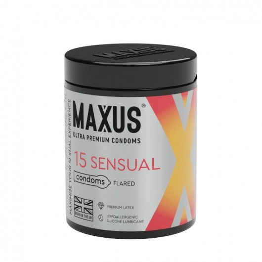 Анатомические презервативы MAXUS Sensual - 15 шт. - Maxus - купить с доставкой в Находке