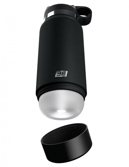 Черный мастурбатор в виде бутылки Fap Flask - Pipedream - в Находке купить с доставкой