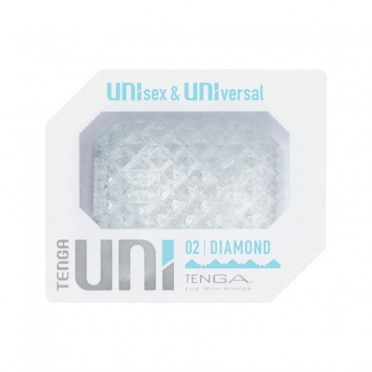 Прозрачный мастурбатор-стимулятор Tenga Uni Diamond - Tenga - в Находке купить с доставкой