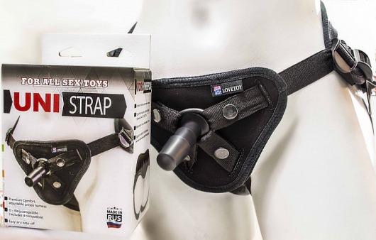 Универсальные трусики Harness UNI strap - LOVETOY (А-Полимер) - купить с доставкой в Находке