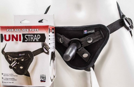 Универсальные трусики Harness UNI strap с корсетом - LOVETOY (А-Полимер) - купить с доставкой в Находке
