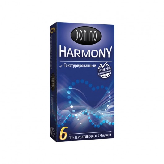 Текстурированные презервативы Domino Harmony - 6 шт. - Domino - купить с доставкой в Находке