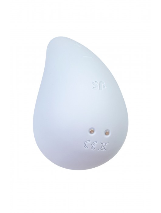 Голубой вибромассажер в форме капли Dew Drop - Satisfyer