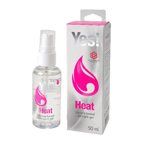 Возбуждающая силиконовая вагинальная смазка Yes Heat - 50 мл. - Sitabella - купить с доставкой в Находке