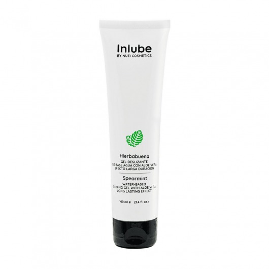 Водный лубрикант Nuei Inlube с алоэ вера и ароматом мяты - 100 мл. - Nuei cosmetics - купить с доставкой в Находке