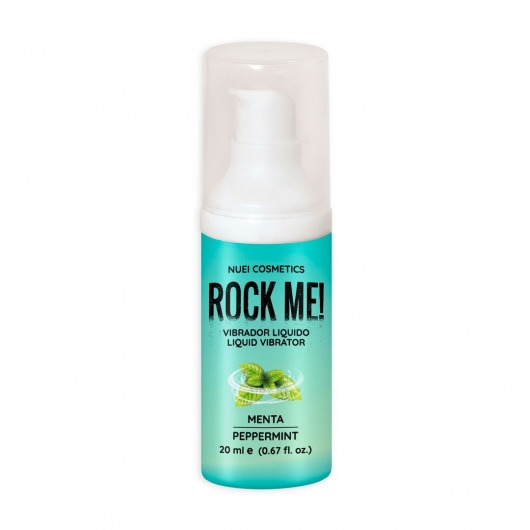 Жидкий вибратор Nuei Rock Me! с ароматом мяты - 20 мл. - Nuei cosmetics - купить с доставкой в Находке