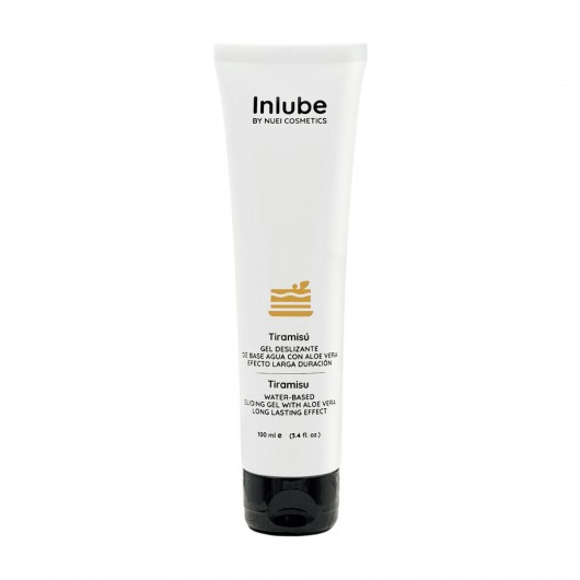 Водный лубрикант Nuei Inlube с алоэ вера и ароматом тирамису - 100 мл. - Nuei cosmetics - купить с доставкой в Находке