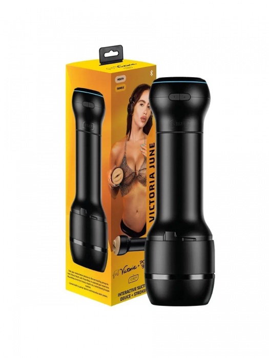 Мастурбатор-ротик с интерактивной насадкой PowerBlow   FeelVictoria Mouth - Kiiroo - в Находке купить с доставкой