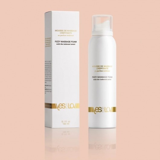 Массажная пена Fizzy Massage Foam - 150 мл. - YESforLOV - купить с доставкой в Находке