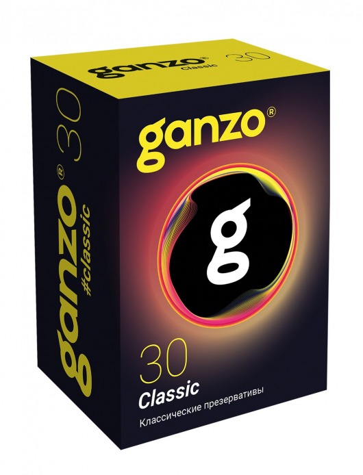 Классические презервативы с обильной смазкой Ganzo Classic - 30 шт. - Ganzo - купить с доставкой в Находке