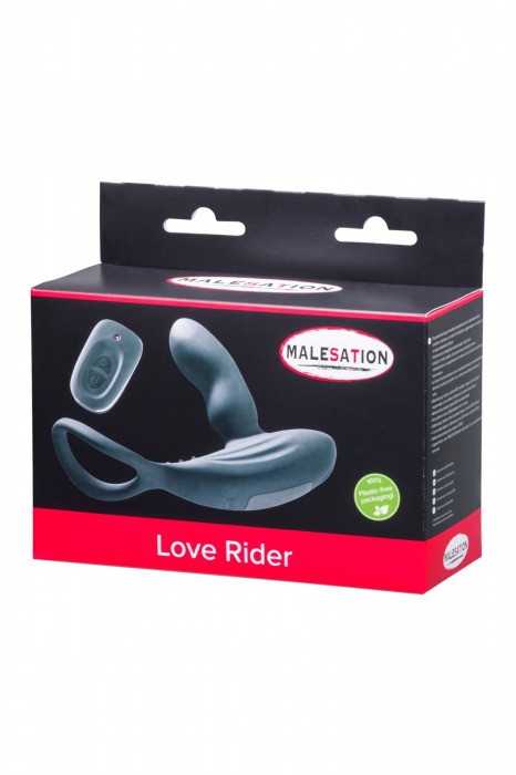 Стимулятор простаты с эрекционным кольцом Love Rider - MALESATION - в Находке купить с доставкой