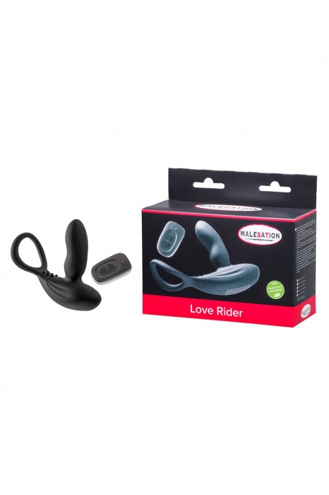 Стимулятор простаты с эрекционным кольцом Love Rider - MALESATION - в Находке купить с доставкой