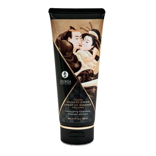 Массажный крем для тела с ароматом шоколада Intoxicating Chocolate - 200 мл. - Shunga - купить с доставкой в Находке